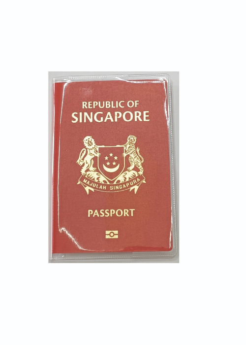 Transparent Glossy Passport Cover